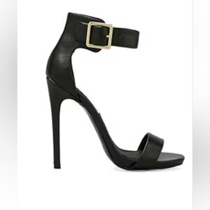 Steve madden Marlenee Black sandals 👡 Stiletto heels 4.5" / 11cm H
